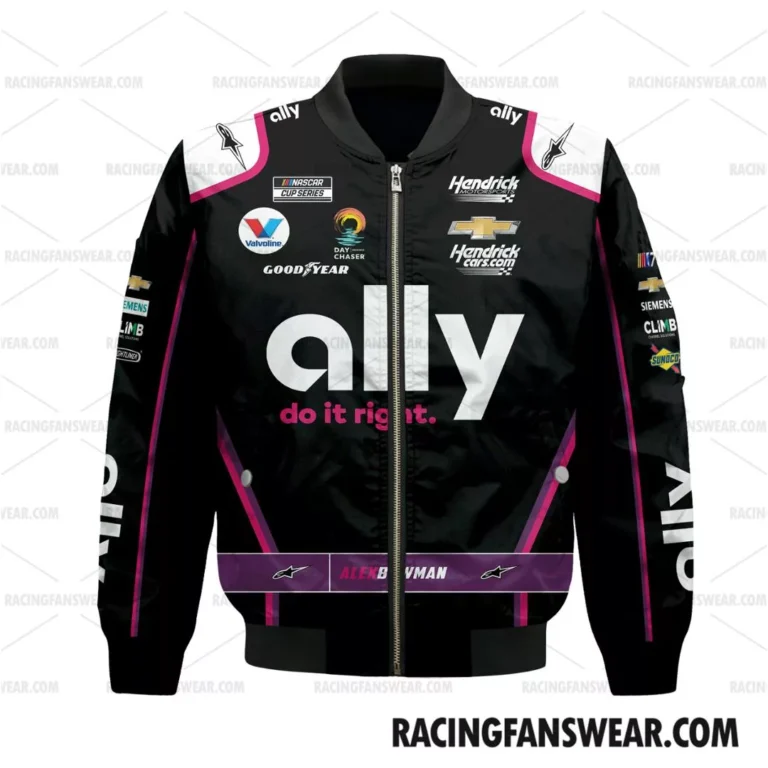 Nascar store - Loyal fans of Alex Bowman's Bomber Jacket,Unisex Thick Coat,Kid Thick Coat:vintage nascar racing shirts,merch,uniform,hoodie,jackets,shorts,sweatshirt,outfits,clothes