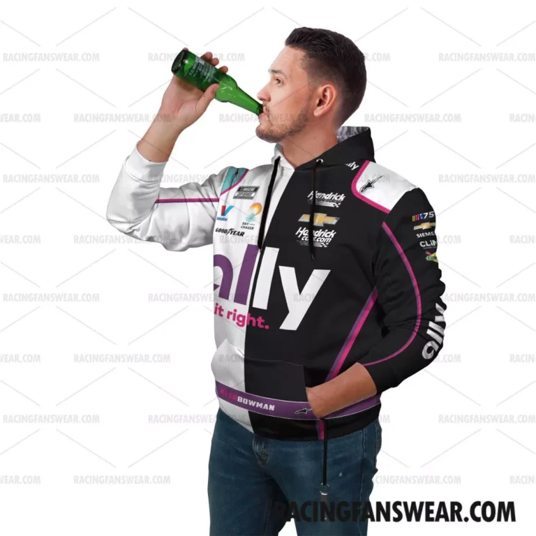 Nascar store - Loyal fans of Alex Bowman's Combo Unisex Pop Top Hoodie + Unisex Long Pants,Unisex Pop Top Hoodie,Unisex Long Pants:vintage nascar racing shirts,merch,uniform,hoodie,jackets,shorts,sweatshirt,outfits,clothes