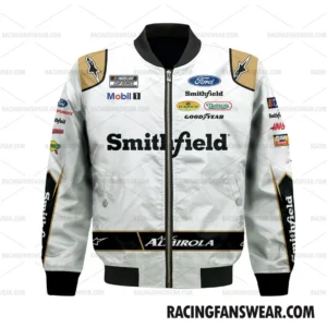 Nascar store - Loyal fans of Aric Almirola's Bomber Jacket,Unisex Thick Coat,Kid Thick Coat:vintage nascar racing shirts,merch,uniform,hoodie,jackets,shorts,sweatshirt,outfits,clothes