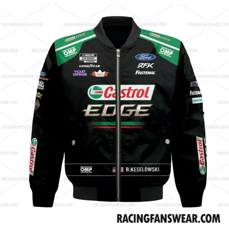 Nascar store - Loyal fans of Brad Keselowski's Bomber Jacket,Unisex Thick Coat,Kid Thick Coat:vintage nascar racing shirts,merch,uniform,hoodie,jackets,shorts,sweatshirt,outfits,clothes