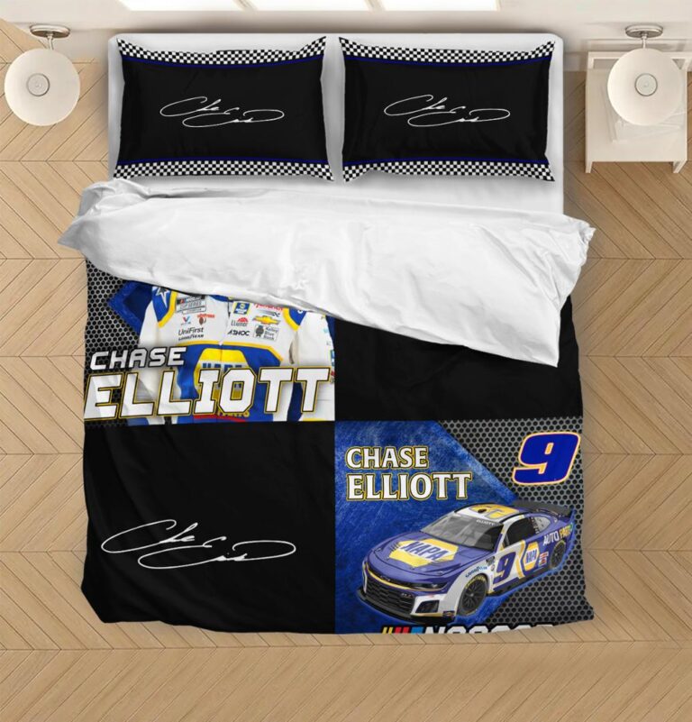 Nascar store - Loyal fans of Chase Elliott's Bedding Duvet Cover + 1/2 Pillow Cases,Quilt + 1/2 Pillow Cases:vintage nascar racing suit,uniform,apparel,shirts,merch,hoodie,jackets,shorts,sweatshirt,outfits,clothes