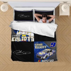 Nascar store - Loyal fans of Chase Elliott's Bedding Duvet Cover + 1/2 Pillow Cases,Quilt + 1/2 Pillow Cases:vintage nascar racing suit,uniform,apparel,shirts,merch,hoodie,jackets,shorts,sweatshirt,outfits,clothes