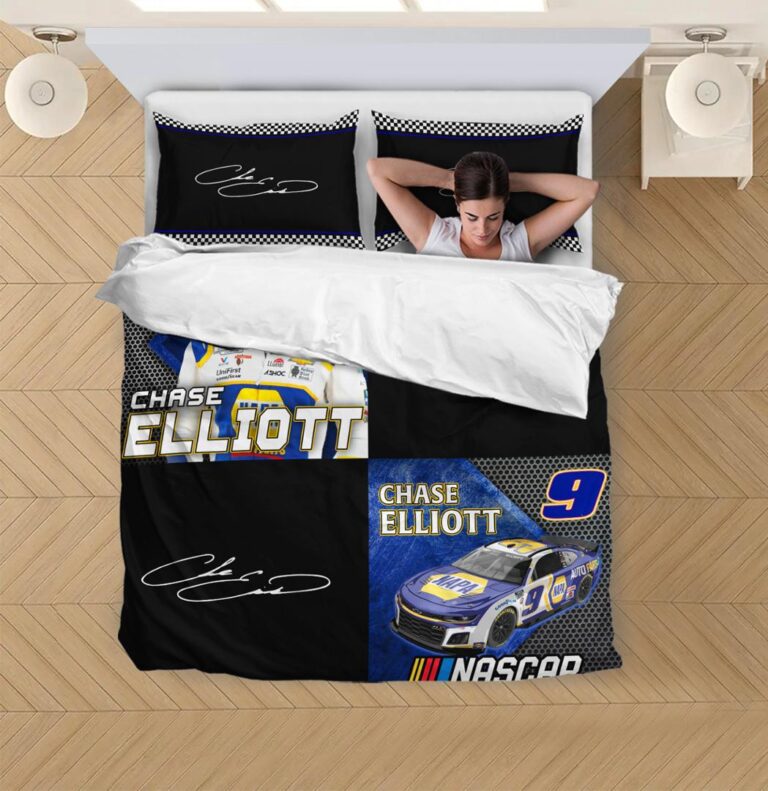 Nascar store - Loyal fans of Chase Elliott's Bedding Duvet Cover + 1/2 Pillow Cases,Quilt + 1/2 Pillow Cases:vintage nascar racing suit,uniform,apparel,shirts,merch,hoodie,jackets,shorts,sweatshirt,outfits,clothes