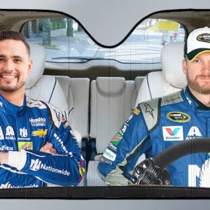 Nascar store - Loyal fans of Dale Earnhardt Jr's Auto Sun Shades:vintage nascar racing shirts,merch,uniform,hoodie,jackets,shorts,sweatshirt,outfits,clothes