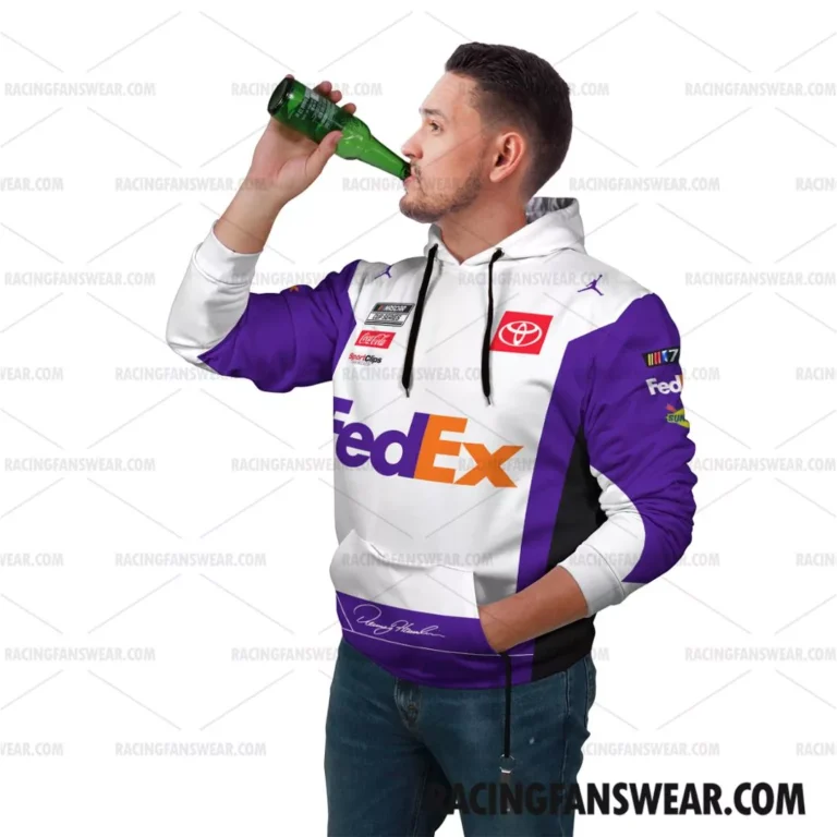 Nascar store - Loyal fans of Denny Hamlin's Combo Unisex Pop Top Hoodie + Unisex Long Pants,Unisex Pop Top Hoodie,Unisex Long Pants:vintage nascar racing shirts,merch,uniform,hoodie,jackets,shorts,sweatshirt,outfits,clothes