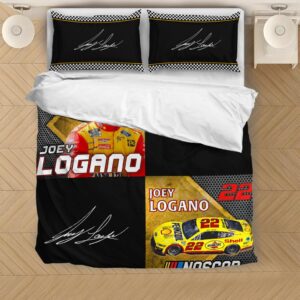 Nascar store - Loyal fans of Joey Logano's Bedding Duvet Cover + 1/2 Pillow Cases,Quilt + 1/2 Pillow Cases:vintage nascar racing suit,uniform,apparel,shirts,merch,hoodie,jackets,shorts,sweatshirt,outfits,clothes