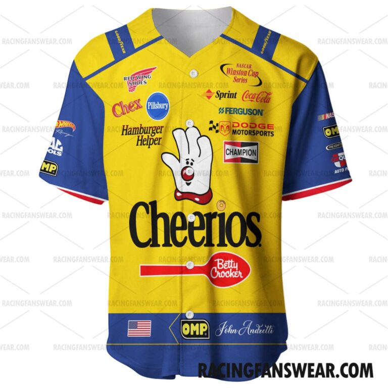 Nascar store - Loyal fans of John Andretti's Unisex Baseball Jerseys,Kid Baseball Jerseys,Youth Baseball Jerseys:vintage nascar racing suit,uniform,apparel,shirts,merch,hoodie,jackets,shorts,sweatshirt,outfits,clothes