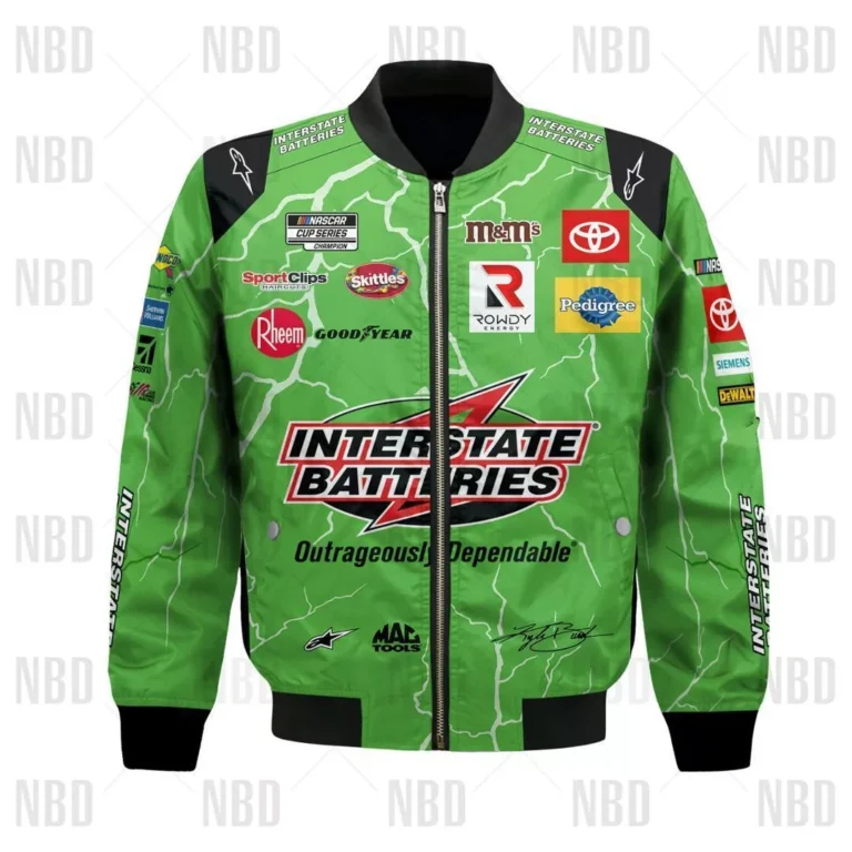 Nascar store - Loyal fans of Kyle Busch's Bomber Jacket,Unisex Thick Coat,Kid Thick Coat:vintage nascar racing shirts,merch,uniform,hoodie,jackets,shorts,sweatshirt,outfits,clothes