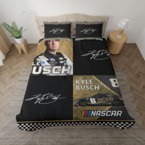 Nascar store - Loyal fans of Kyle Busch's Bedding Duvet Cover + 1/2 Pillow Cases,Quilt + 1/2 Pillow Cases:vintage nascar racing suit,uniform,apparel,shirts,merch,hoodie,jackets,shorts,sweatshirt,outfits,clothes