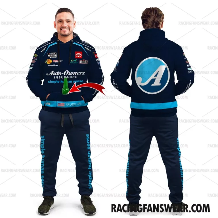 Nascar store - Loyal fans of Martin Truex Jr.'s Combo Unisex Pop Top Hoodie + Unisex Long Pants,Unisex Pop Top Hoodie,Unisex Long Pants:vintage nascar racing suit,uniform,apparel,shirts,merch,hoodie,jackets,shorts,sweatshirt,outfits,clothes