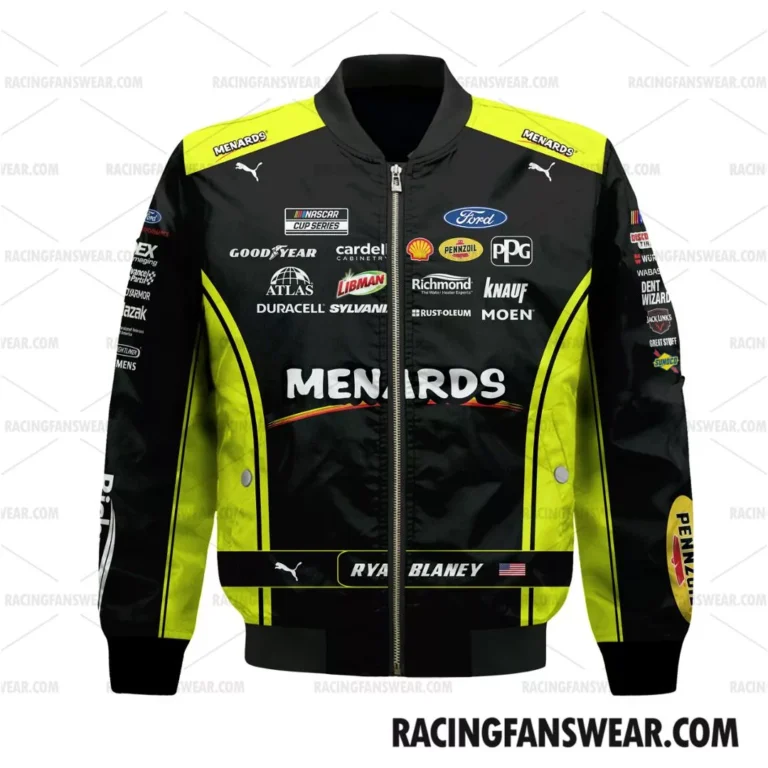 Nascar store - Loyal fans of Ryan Blaney's Bomber Jacket,Unisex Thick Coat,Kid Thick Coat:vintage nascar racing suit,uniform,apparel,shirts,merch,hoodie,jackets,shorts,sweatshirt,outfits,clothes