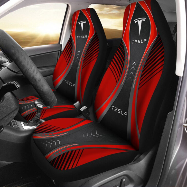 Tesla store - Loyal fans of Tesla's Set 2 Car Seat Cover:vintage Tesla shirts,merch,suit,uniform,hoodie,jackets,shorts,sweatshirt,outfits,clothes