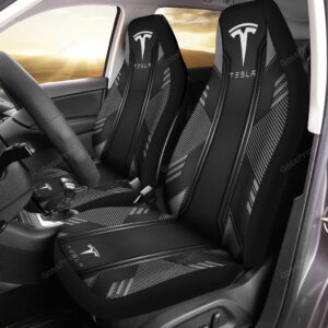 Tesla store - Loyal fans of Tesla's Set 2 Car Seat Cover:vintage Tesla shirts,merch,suit,uniform,hoodie,jackets,shorts,sweatshirt,outfits,clothes