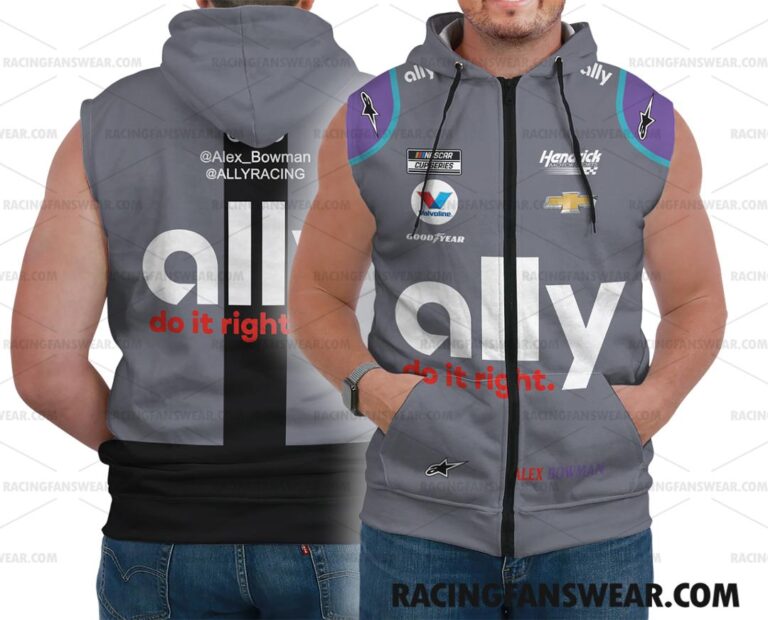 Nascar store - Loyal fans of Alex Bowman's Unisex Sleeveless Hoodie,Unisex Hooded T-Shirt,Kid Sleeveless Hoodie,Kid Hooded T-Shirts:vintage nascar racing suit,uniform,apparel,shirts,merch,hoodie,jackets,shorts,sweatshirt,outfits,clothes