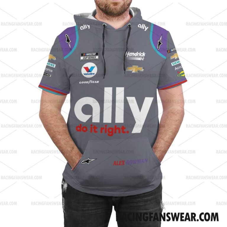 Nascar store - Loyal fans of Alex Bowman's Bomber Jacket,Unisex Thick Coat,Unisex Sleeveless Hoodie,Unisex Hooded T-Shirt,Kid Sleeveless Hoodie,Kid Hooded T-Shirts,Kid Thick Coat:vintage nascar racing suit,uniform,apparel,shirts,merch,hoodie,jackets,shorts,sweatshirt,outfits,clothes