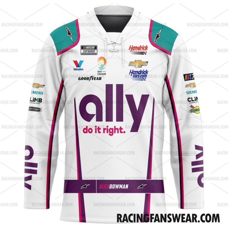 Nascar store - Loyal fans of Alex Bowman's Unisex Baseball Jerseys,Kid Baseball Jerseys,Youth Baseball Jerseys,Men's Hockey Jerseys,WoMen's Hockey Jerseys,Youth's Hockey Jerseys:vintage nascar racing suit,uniform,apparel,shirts,merch,hoodie,jackets,shorts,sweatshirt,outfits,clothes