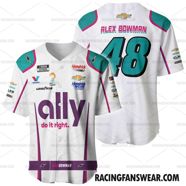 Nascar store - Loyal fans of Alex Bowman's Unisex Baseball Jerseys,Kid Baseball Jerseys,Youth Baseball Jerseys,Men's Hockey Jerseys,WoMen's Hockey Jerseys,Youth's Hockey Jerseys:vintage nascar racing suit,uniform,apparel,shirts,merch,hoodie,jackets,shorts,sweatshirt,outfits,clothes