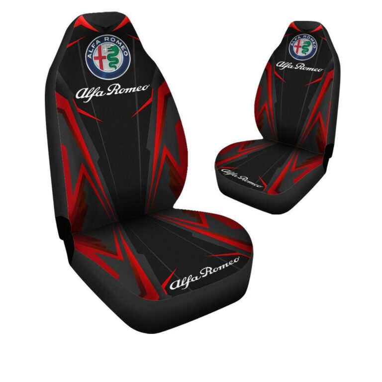 Alfa romeo store - Loyal fans of Alfa romeo's Set 2 Car Seat Cover:vintage Alfa romeo shirts,merch,suit,uniform,hoodie,jackets,shorts,sweatshirt,outfits,clothes