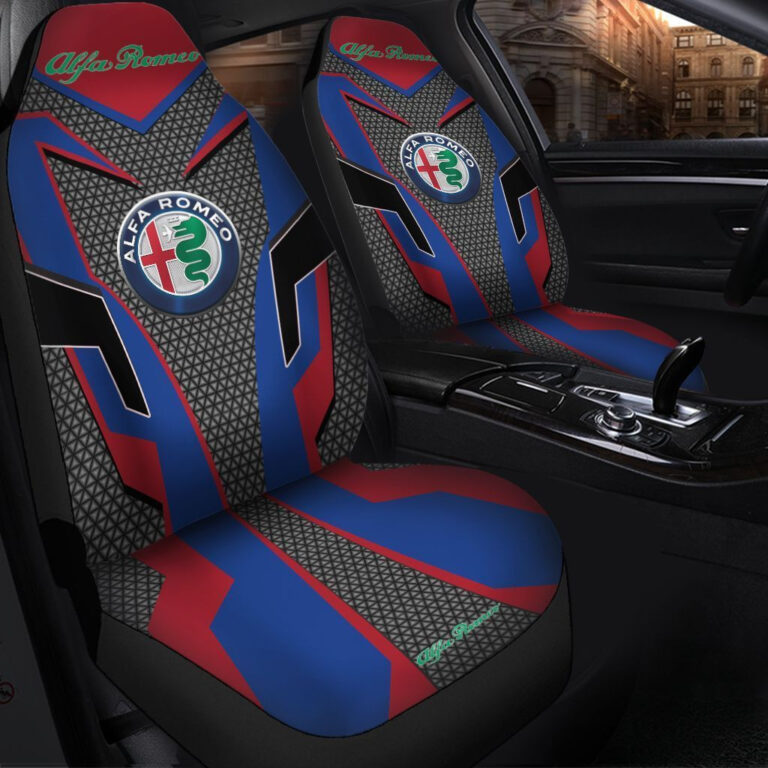 Alfa romeo store - Loyal fans of Alfa romeo's Set 2 Car Seat Cover:vintage Alfa romeo shirts,merch,suit,uniform,hoodie,jackets,shorts,sweatshirt,outfits,clothes