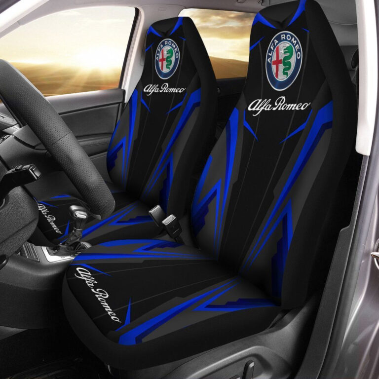 Alfa romeo store - Loyal fans of Alfa romeo's Set 2 Car Seat Cover:vintage Alfa romeo shirts,merch,suit,uniform,hoodie,jackets,shorts,sweatshirt,outfits,clothes