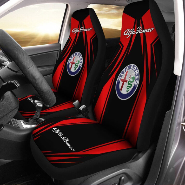 Alfa romeo store - Loyal fans of Alfa romeo's Set 2 Car Seat Cover:vintage Alfa romeo shirts,merch,suit,uniform,hoodie,jackets,shorts,sweatshirt,outfits,clothes