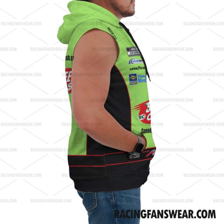 Nascar store - Loyal fans of Anthony Alfredo's Unisex Sleeveless Hoodie,Unisex Hooded T-Shirt,Kid Sleeveless Hoodie,Kid Hooded T-Shirts:vintage nascar racing suit,uniform,apparel,shirts,merch,hoodie,jackets,shorts,sweatshirt,outfits,clothes