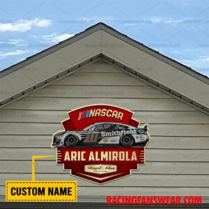 Aric Almirola Nascar Racing Customize Name Home Cut Metal Signs 3 Nascar store - Loyal fans of Aric Almirola's Cut Metal Signs:vintage nascar racing suit,uniform,apparel,shirts,merch,hoodie,jackets,shorts,sweatshirt,outfits,clothes