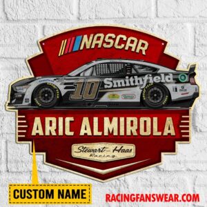 Aric Almirola Nascar Racing Customize Name Home Cut Metal Signs 4 Nascar store - Loyal fans of Aric Almirola's Cut Metal Signs:vintage nascar racing suit,uniform,apparel,shirts,merch,hoodie,jackets,shorts,sweatshirt,outfits,clothes