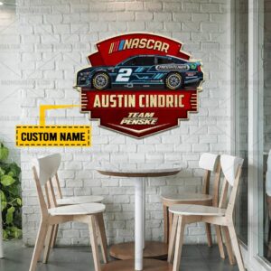 Nascar store - Loyal fans of Austin Cindric's Cut Metal Signs:vintage nascar racing suit,uniform,apparel,shirts,merch,hoodie,jackets,shorts,sweatshirt,outfits,clothes