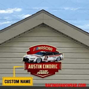 Nascar store - Loyal fans of Austin Cindric's Cut Metal Signs:vintage nascar racing suit,uniform,apparel,shirts,merch,hoodie,jackets,shorts,sweatshirt,outfits,clothes
