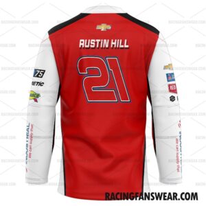 Austin Hill Nascar Racing 2023 Uniform Apparel Clothes Baseball Jersey Hockey Jersey 4 Nascar store - Loyal fans of Austin Hill's Unisex Baseball Jerseys,Kid Baseball Jerseys,Youth Baseball Jerseys,Men's Hockey Jerseys,WoMen's Hockey Jerseys,Youth's Hockey Jerseys:vintage nascar racing suit,uniform,apparel,shirts,merch,hoodie,jackets,shorts,sweatshirt,outfits,clothes