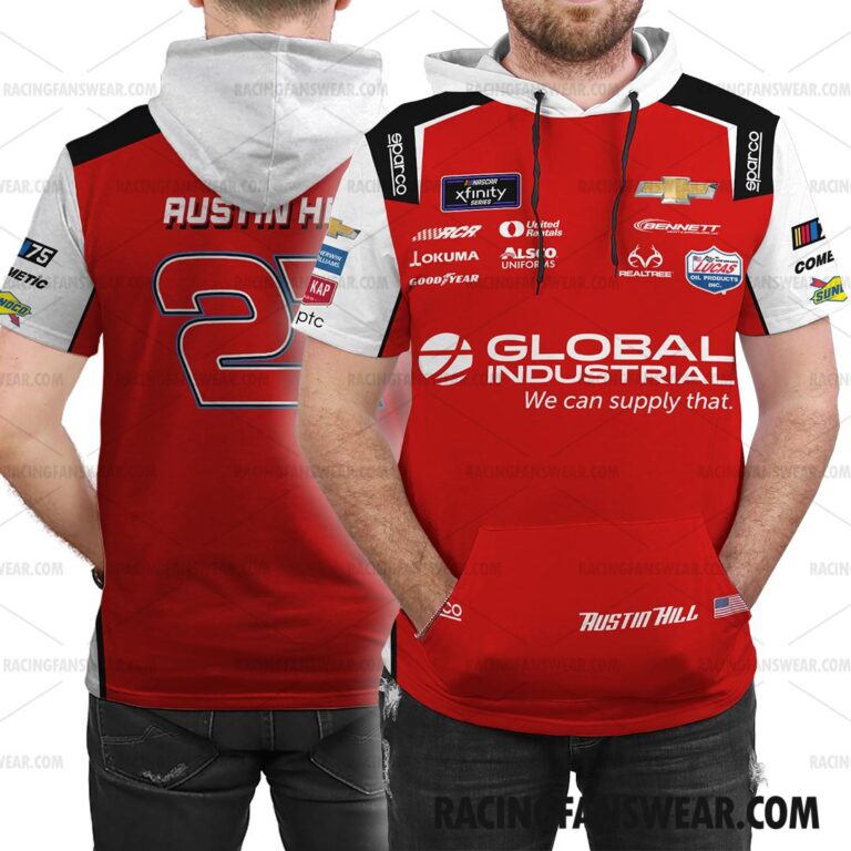 Nascar store - Loyal fans of Austin Hill's Bomber Jacket,Unisex Thick Coat,Unisex Sleeveless Hoodie,Unisex Hooded T-Shirt,Kid Sleeveless Hoodie,Kid Hooded T-Shirts,Kid Thick Coat:vintage nascar racing suit,uniform,apparel,shirts,merch,hoodie,jackets,shorts,sweatshirt,outfits,clothes