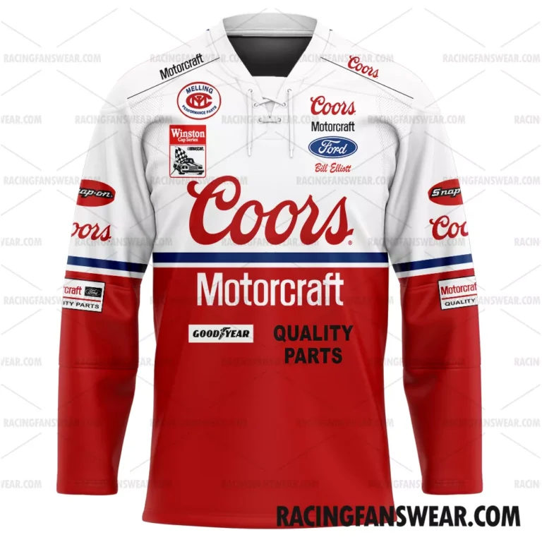 Nascar store - Loyal fans of Bill Elliott's Men's Hockey Jerseys,WoMen's Hockey Jerseys,Youth's Hockey Jerseys:vintage nascar racing suit,uniform,apparel,shirts,merch,hoodie,jackets,shorts,sweatshirt,outfits,clothes