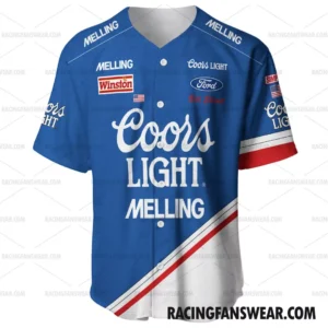 Bill Elliott Nascar 1991 Coors Light Motorcraft Film Racing Suit Uniform Apparel Clothes Adult Kid Youth Baseball Jersey 1 Nascar store - Loyal fans of Bill Elliott's Unisex Baseball Jerseys,Kid Baseball Jerseys,Youth Baseball Jerseys:vintage nascar racing suit,uniform,apparel,shirts,merch,hoodie,jackets,shorts,sweatshirt,outfits,clothes