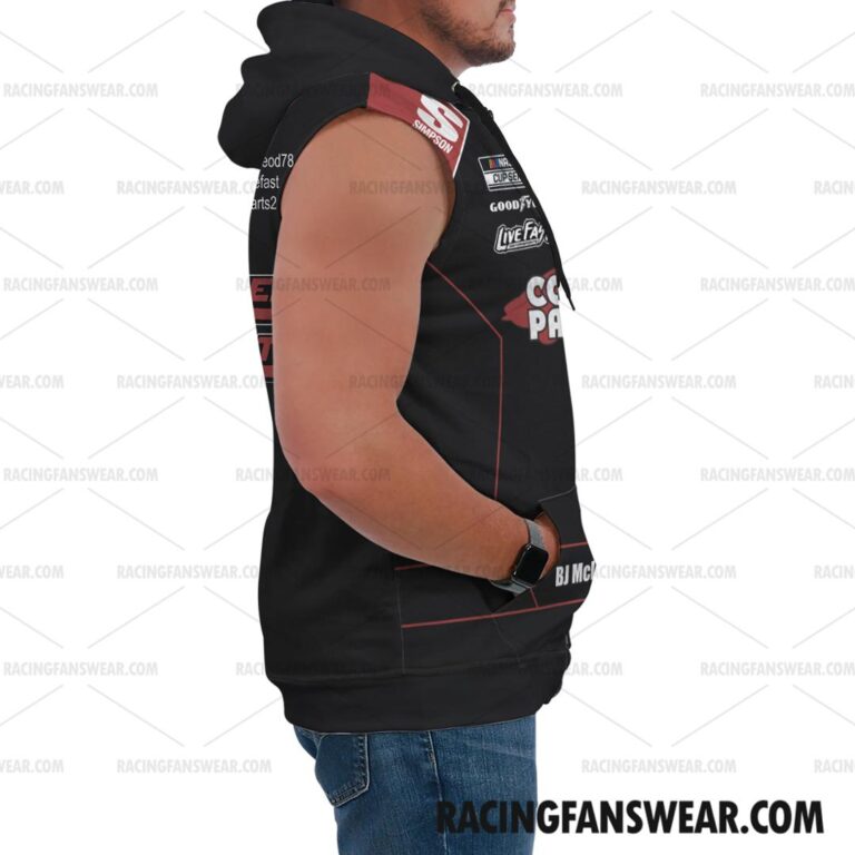 Nascar store - Loyal fans of BJ McLeod's Unisex Sleeveless Hoodie,Unisex Hooded T-Shirt,Kid Sleeveless Hoodie,Kid Hooded T-Shirts:vintage nascar racing suit,uniform,apparel,shirts,merch,hoodie,jackets,shorts,sweatshirt,outfits,clothes