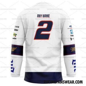 Brad Keselowski Nascar Racing Customize Name and Number Clothes Baseball Jersey Hockey Jersey 4 Nascar store - Loyal fans of Brad Keselowski's Unisex Baseball Jerseys,Kid Baseball Jerseys,Youth Baseball Jerseys,Men's Hockey Jerseys,WoMen's Hockey Jerseys,Youth's Hockey Jerseys:vintage nascar racing suit,uniform,apparel,shirts,merch,hoodie,jackets,shorts,sweatshirt,outfits,clothes