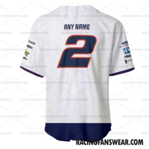 Brad Keselowski Nascar Racing Customize Name and Number Clothes Baseball Jersey Hockey Jersey 2 Nascar store - Loyal fans of Brad Keselowski's Unisex Baseball Jerseys,Kid Baseball Jerseys,Youth Baseball Jerseys,Men's Hockey Jerseys,WoMen's Hockey Jerseys,Youth's Hockey Jerseys:vintage nascar racing suit,uniform,apparel,shirts,merch,hoodie,jackets,shorts,sweatshirt,outfits,clothes
