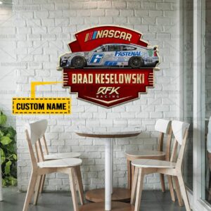 Nascar store - Loyal fans of Brad Keselowski's Cut Metal Signs:vintage nascar racing suit,uniform,apparel,shirts,merch,hoodie,jackets,shorts,sweatshirt,outfits,clothes