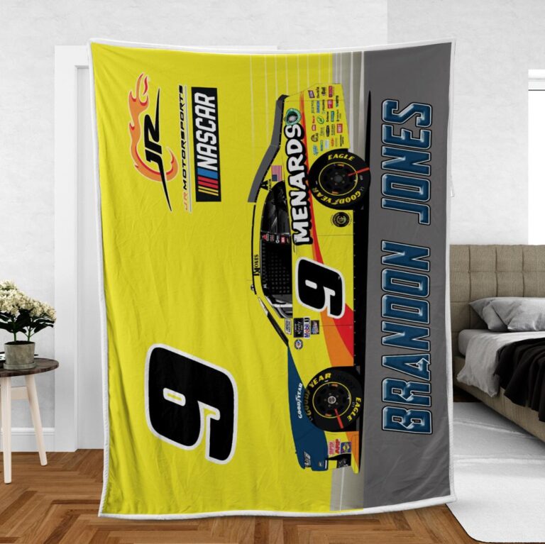 Nascar store - Loyal fans of Brandon Jones's Rug,Doormat,Blanket Microfiber Fleece,Blanket Premium Sherpa,House Flag:vintage nascar racing suit,uniform,apparel,shirts,merch,hoodie,jackets,shorts,sweatshirt,outfits,clothes