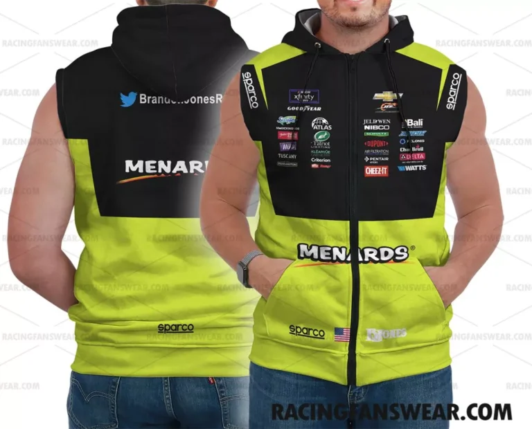 Nascar store - Loyal fans of Brandon Jones's Unisex Sleeveless Hoodie,Unisex Hooded T-Shirt,Kid Sleeveless Hoodie,Kid Hooded T-Shirts:vintage nascar racing suit,uniform,apparel,shirts,merch,hoodie,jackets,shorts,sweatshirt,outfits,clothes