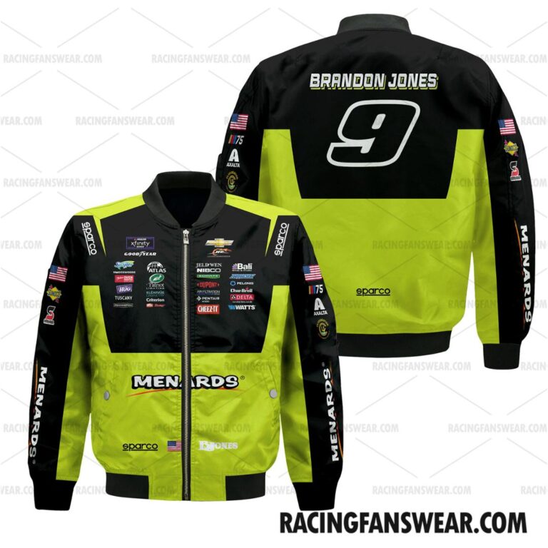 Nascar store - Loyal fans of Brandon Jones's Bomber Jacket,Unisex Thick Coat,Unisex Sleeveless Hoodie,Unisex Hooded T-Shirt,Kid Sleeveless Hoodie,Kid Hooded T-Shirts,Kid Thick Coat:vintage nascar racing suit,uniform,apparel,shirts,merch,hoodie,jackets,shorts,sweatshirt,outfits,clothes