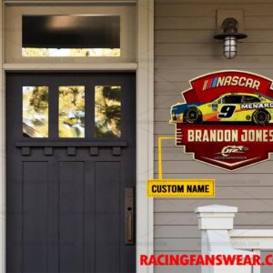 Brandon Jones Nascar Racing Customize Name Home Cut Metal Signs 1 Nascar store - Loyal fans of Brandon Jones's Cut Metal Signs:vintage nascar racing suit,uniform,apparel,shirts,merch,hoodie,jackets,shorts,sweatshirt,outfits,clothes