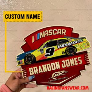 Brandon Jones Nascar Racing Customize Name Home Cut Metal Signs 2 Nascar store - Loyal fans of Brandon Jones's Cut Metal Signs:vintage nascar racing suit,uniform,apparel,shirts,merch,hoodie,jackets,shorts,sweatshirt,outfits,clothes