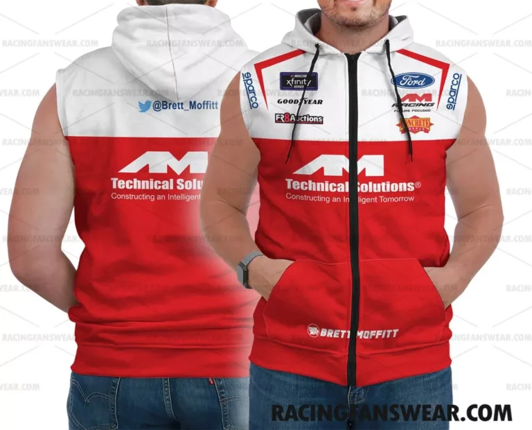 Nascar store - Loyal fans of Brett Moffitt's Unisex Sleeveless Hoodie,Unisex Hooded T-Shirt,Kid Sleeveless Hoodie,Kid Hooded T-Shirts:vintage nascar racing suit,uniform,apparel,shirts,merch,hoodie,jackets,shorts,sweatshirt,outfits,clothes