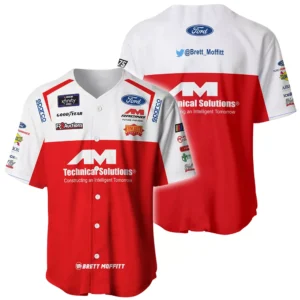 Nascar store - Loyal fans of Brett Moffitt's Unisex Baseball Jerseys,Kid Baseball Jerseys,Youth Baseball Jerseys:vintage nascar racing suit,uniform,apparel,shirts,merch,hoodie,jackets,shorts,sweatshirt,outfits,clothes