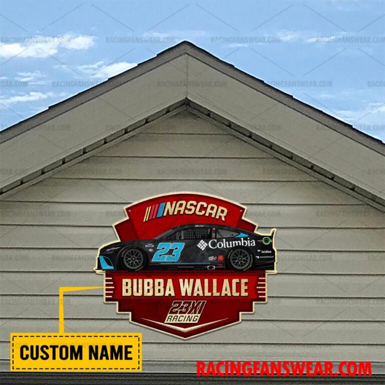 Nascar store - Loyal fans of Bubba Wallace's Cut Metal Signs:vintage nascar racing suit,uniform,apparel,shirts,merch,hoodie,jackets,shorts,sweatshirt,outfits,clothes