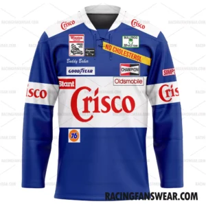 Nascar store - Loyal fans of Buddy Baker's Men's Hockey Jerseys,WoMen's Hockey Jerseys,Youth's Hockey Jerseys:vintage nascar racing suit,uniform,apparel,shirts,merch,hoodie,jackets,shorts,sweatshirt,outfits,clothes