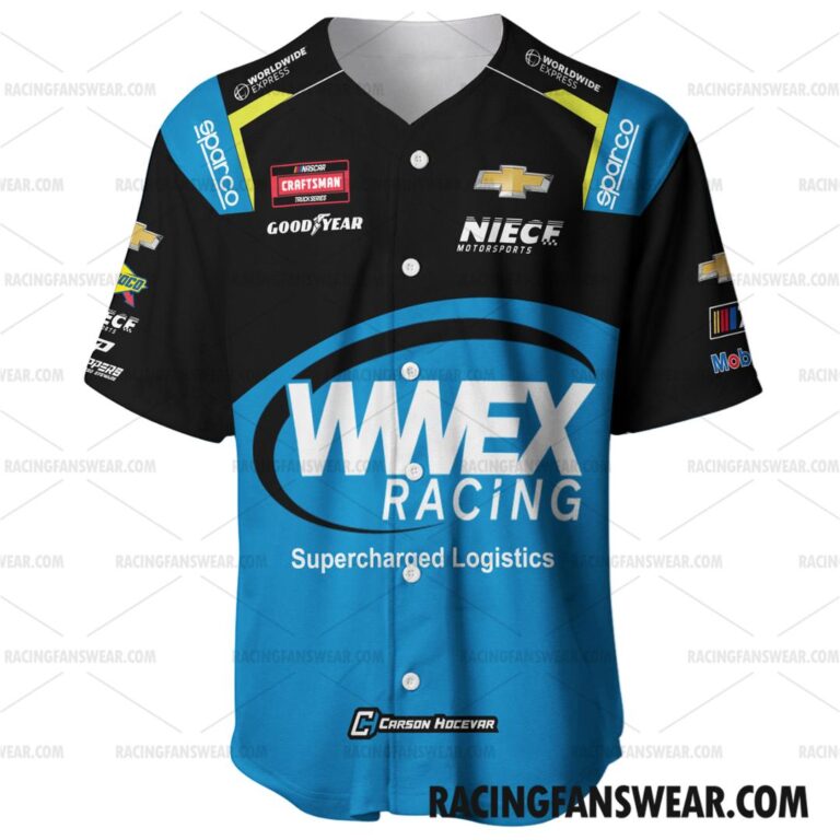 Nascar store - Loyal fans of Carson Hocevar's Unisex Baseball Jerseys,Kid Baseball Jerseys,Youth Baseball Jerseys:vintage nascar racing suit,uniform,apparel,shirts,merch,hoodie,jackets,shorts,sweatshirt,outfits,clothes