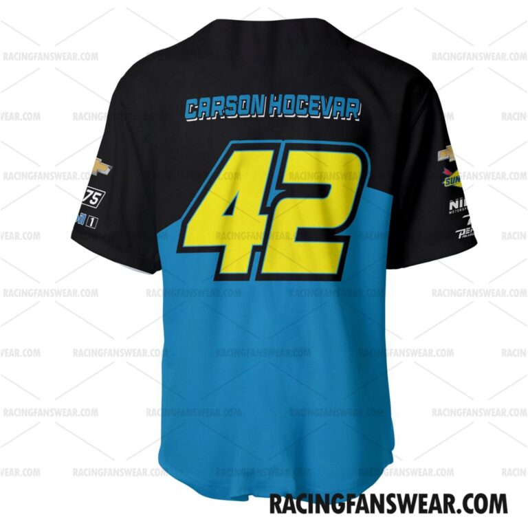 Nascar store - Loyal fans of Carson Hocevar's Unisex Baseball Jerseys,Kid Baseball Jerseys,Youth Baseball Jerseys,Men's Hockey Jerseys,WoMen's Hockey Jerseys,Youth's Hockey Jerseys:vintage nascar racing suit,uniform,apparel,shirts,merch,hoodie,jackets,shorts,sweatshirt,outfits,clothes