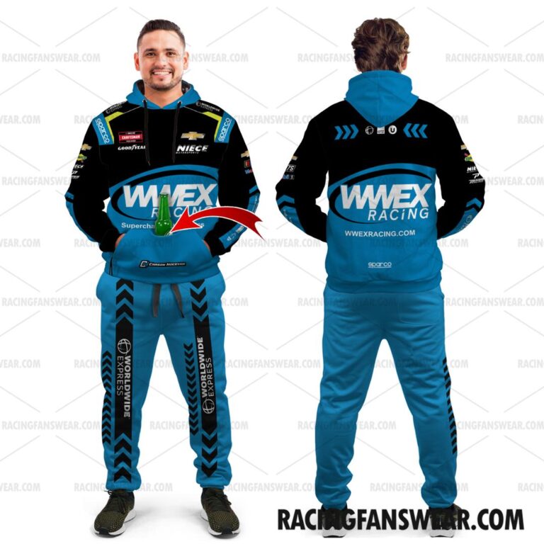 Nascar store - Loyal fans of Carson Hocevar's Combo Unisex Pop Top Hoodie + Unisex Long Pants,Unisex Pop Top Hoodie,Unisex Long Pants:vintage nascar racing suit,uniform,apparel,shirts,merch,hoodie,jackets,shorts,sweatshirt,outfits,clothes